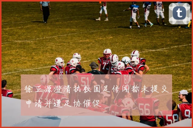 徐正源澄清执教国足传闻称未提交申请并遭足协催促